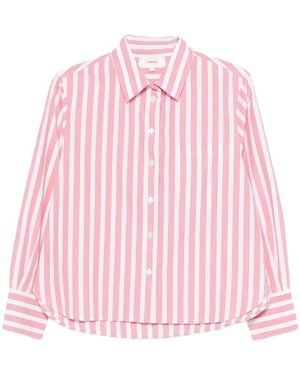 Xirena Gestreiftes Monroe Hemd - Pink