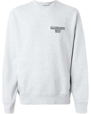 Carhartt Alumni Sweater Met Logo - Wit