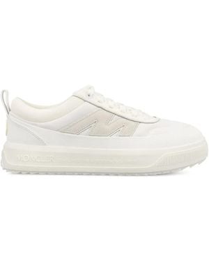 Moncler Altive Nubuck & Suede Sneakers - White