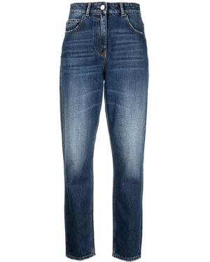 IRO Light-Wash Fitted Jeans - Blue