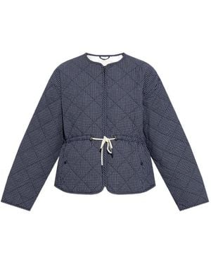 Rethinkit Studios Quilted-Design Jacket - Blue