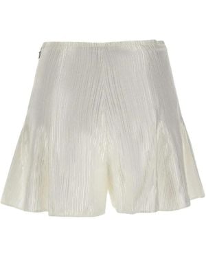 ROTATE BIRGER CHRISTENSEN Patterned Mini Shorts - White