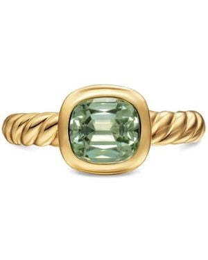 David Yurman 18Kt Dy Mercer Gelbgoldring Mit Prasiolith - Mettallic