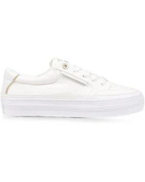 Tommy Hilfiger Essential Platform Sneakers - White