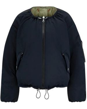 Perfect Moment Reversible Quilted Ski Jacket - Blue
