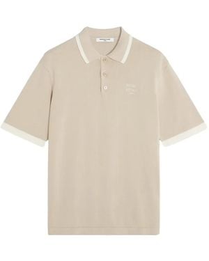 Maison Kitsuné Comfort Knit Polo - Natural