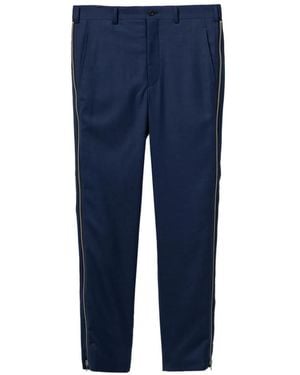 Comme des Garçons Side-Opening Pants - Blue