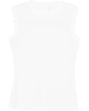 Norma Kamali Sleeveless Top - White