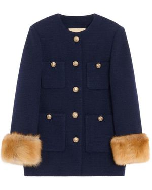 Valentino Garavani Gabardina De Lana - Azul