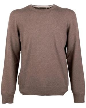 Gran Sasso Crew-Neck Sweater - Brown