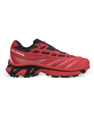Salomon Cut-Out Sneakers - Red
