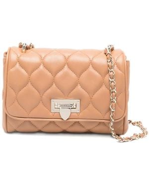 Aspinal of London Lottie Quilted Crossbody Bag - Pink