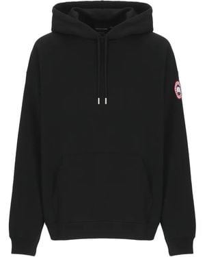 Canada Goose Rove Hoodie Mit Logo-Patch - Schwarz