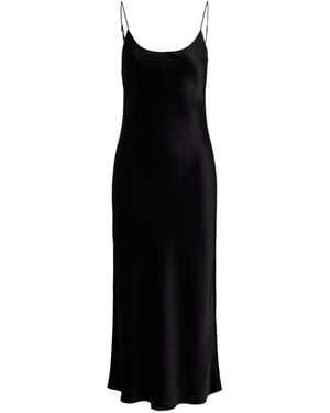 Polo Ralph Lauren Satin Slip Dress - Black