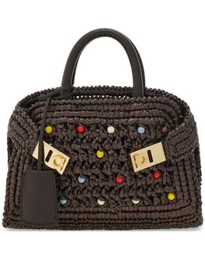 Ferragamo Sac À Main Hug (Xs) - Black