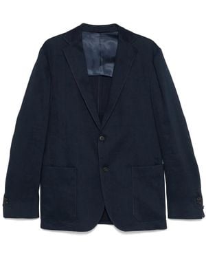 Corneliani Single-Breasted Blazer - Blue