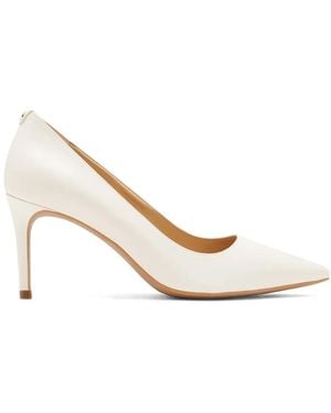 Michael Kors Alina Flex 76Mm Leather Court Shoes - White