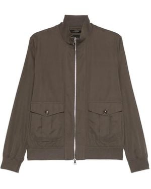 Montecore Flap-Pocket Zipped Jacket - Brown