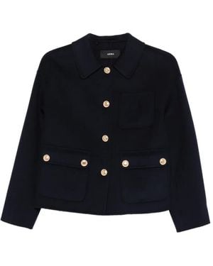 Arma Buttoned Pocket Jacket - Black