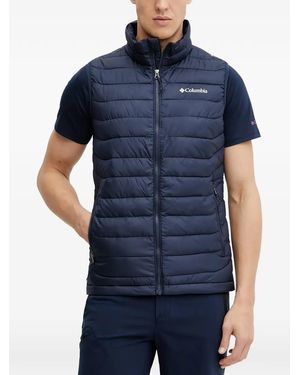 Columbia Zip-Up Padded Gilet - Blue