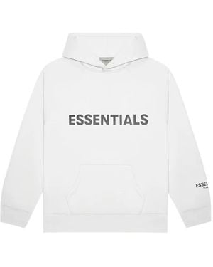 Fear Of God Logo-Detail Long-Sleeve Hoodie - White