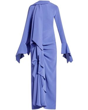 Solace London The Nella Maxi Dress - Blue
