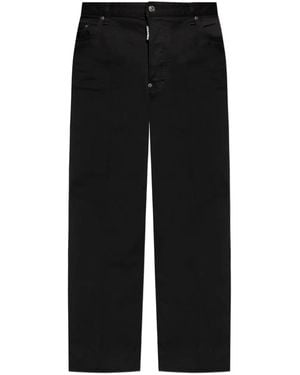 DSquared² Logo-patch jeans - Negro