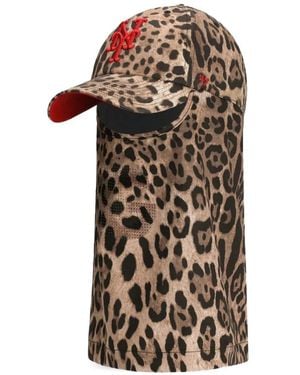 Dolce & Gabbana X '47 New York Mets Leo-Print Balaclava - White