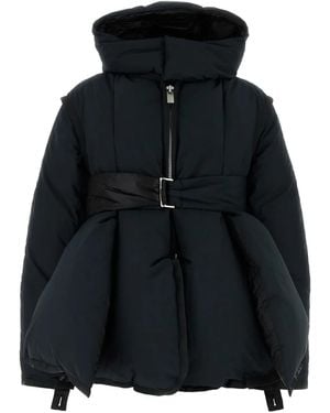 Sacai Rip Stop Padded Jacket - Black