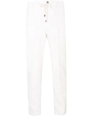 Peserico Drawstring Trousers - White