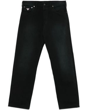 Prada High-Waist Jeans With Five-Pocket Design And - Schwarz
