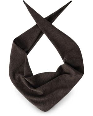 Lemaire Triangular Scarf - Black