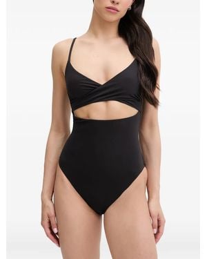 Bondeye Bañador Amira Reversible Con Aberturas - Negro