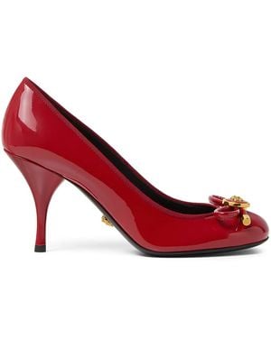 Versace Pumps Opera Bow 85Mm - Rosso
