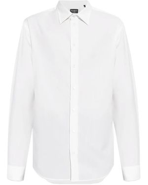 Emporio Armani Long-Sleeve Button-Up Shirt - White