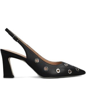 Isabel Ferranti 80mm Eyelet-detailed Pumps - ブラック