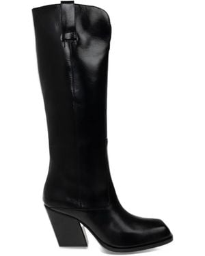 Yuzefi Delavar Knee-High Boots - Black