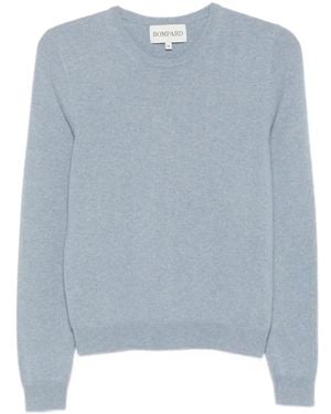 Bompard Crew-Neck Cashmere Jumper - Blue