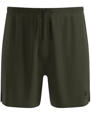 Odlo Logo-Print Shorts - Green