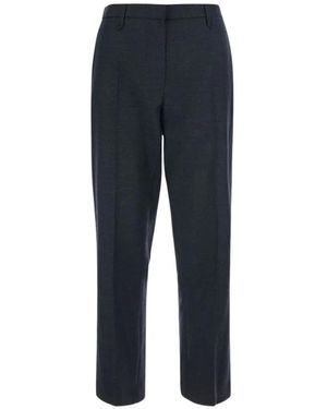 Tela Straight-Leg Wool Pants - Blue