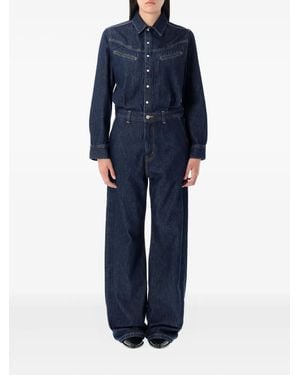 Levi's Rinoa Wide-Leg Denim Jumpsuit - Blue