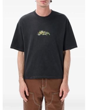 Vans Wreckpack Claw Peace Graphic-Print Crew-Neck T-Shirt - Black