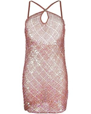 Coperni スパンコール クロシェドレス - オレンジ