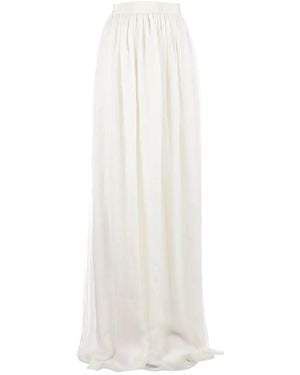 Giambattista Valli Curtained Maxi Skirt - Weiß