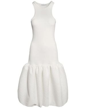 Ioana Ciolacu Balloon-Skirt Tank Midi Dress - White