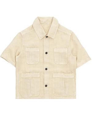 Fortela Bohem Patch-Pockets Shirt - Natural