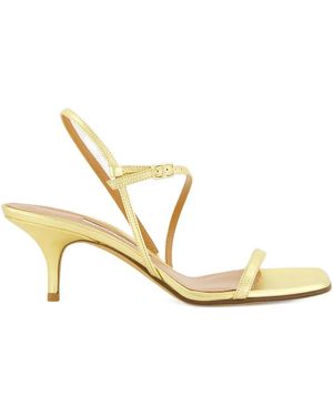 Emme Parsons Sandalen Mit Eckiger Kappe - Mettallic