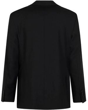 Ami Paris Single-Breasted Blazer - Black