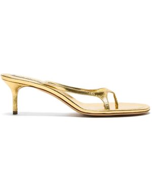 Acne Studios Kitten Heel Sandals - Metallic