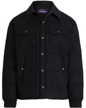 Ralph Lauren パデッド シャツジャケット - ブラック